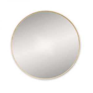 Origins Living Round Brass Brushed Docklands Mirror 600 x 600mm