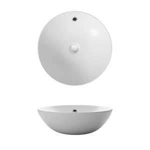 Crosswater Castellon Plus Countertop Ceramic Basin CT0012BSCW+