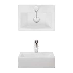 Crosswater Gerona Countertop or Wall Hung Basin CT0037UCW
