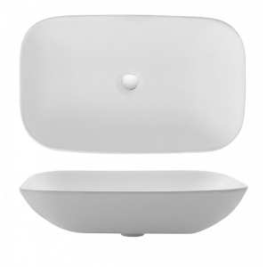 Crosswater Serene Countertop Ceramic Basin CT0234UCW