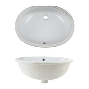Crosswater Ancona Undermount Ceramic Basin UM5740UCW