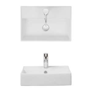 Crosswater Turin Countertop or Wall Hung Basin WM0017BSCW