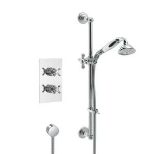 Bristan 1901 Traditional Shower Pack with Adjustable Riser 1901 SHWR PK