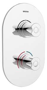 Bristan Artisan Thermostatic Recessed Dual Control Valve with Integral Diverter AR3 SHCDIV C