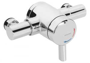 Bristan OPAC thermostatic exposed mini valve with chrome Lever MINI2 TS1203 EL C