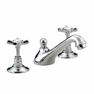 Bristan 1901 3 Hole Basin Mixer Tap with Pop up Waste N 3HBAS C CD