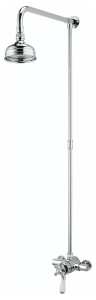 Bristan Regency Shower Valve with Riser Rail and Head Chrome R2 SHXRR C