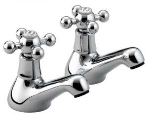 Bristan Regency Bath Taps Chrome Plated R 3/4 C