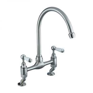 Bristan Renaissance Brushed Nickel Deck Mounted Kitchen Mixer Tap RS DSM BN