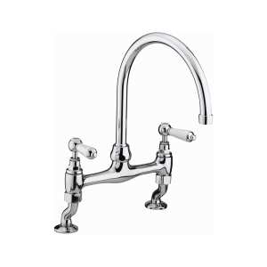 Bristan Renaissance Chrome Two Hole Deck Mounted Kitchen Mixer Tap RS DSM C