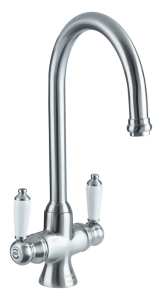 Bristan Renaissance Brushed Nickel Easyfit Mono Kitchen Mixer Tap RS SNK EF BN