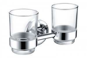 Bristan Solo Double Tumbler and Holder SO DHOLD C