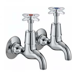 Bristan 5412 Cross Top Bib Kitchen Taps Chrome Plated VAX BIB C