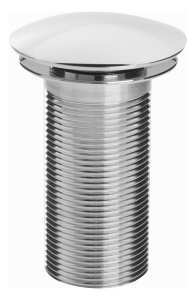 Bristan Round Clicker Basin Waste with Clicker RD Chrome Plated Unslotted W BASIN05 C