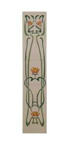 Carron Set of 10 Yellow flowers On White Tiles LGC012
