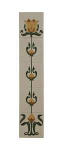 Carron Set of 10 Moss And Mustard Tiles LGC083