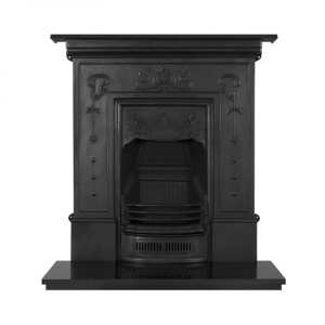 Carron Bella Black Cast Iron Combination Fireplace RX090