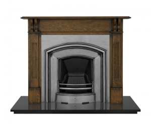 Carron London Plate Full Polish Fireplace Insert RX091