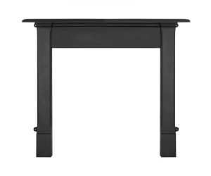 Carron Alice Black Cast Iron Fireplace Surround RX256