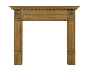 Carron Corbel Waxed Solid Pine Fireplace Surround SMC007