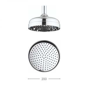 Crosswater Belgravia Easyclean 200mm Shower Rose FH08C_EC