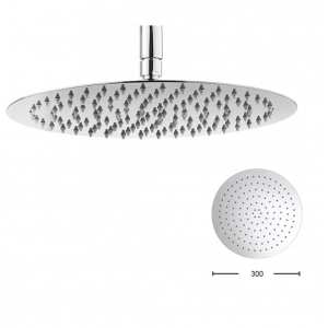 Crosswater Central 300mm Round Fixed Head FH300SR+