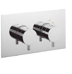 Crosswater Kai Lever Thermostatic Shower Valve Recessed Two Way Diverter KL1501RC