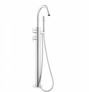 Crosswater Kai Lever Thermostatic Bath Shower Mixer Tap With Kit KL418TFC