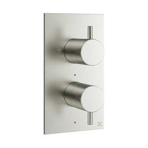 Crosswater MPRO Brushed Stainless Steel Thermostatic 2 Way Diverter Shower Valve PRO1510RV