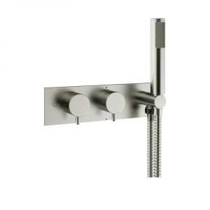 Crosswater MPRO Brushed Stainless Steel Thermostatic Bath Shower Valve PRO1701RV