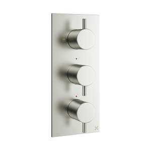 Crosswater MPRO Brushed Stainless Steel Thermostatic 2 Way Diverter Shower Valve PRO2000RV
