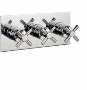 Crosswater 3D Totti Thermostatic Shower Valve with 3 Way Diverter Landscape TO3001RC