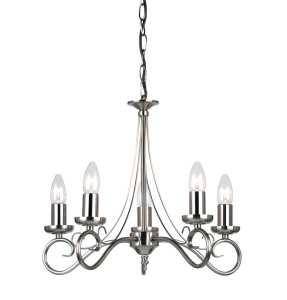 Endon Trafford Multi Arm Lamp Ceiling Light 180 5AS