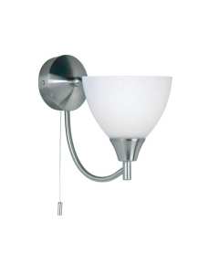 Endon Alton Glass Wall Light 1805 1SC