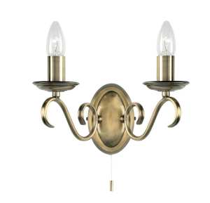 Endon Bernice Candle Wall Light 2030 2AN