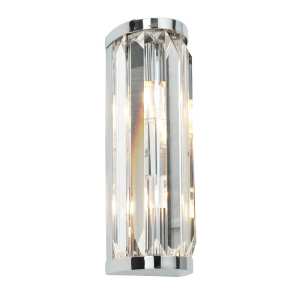 Endon Crystal Bathroom Glass Halogen Wall Light 39629