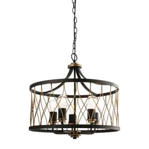 Endon Heston Multi Arm Lamp Pendant Light 61498