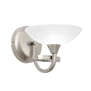 Endon Cagney Glass Halogen Wall Light CAGNEY 1WBSC