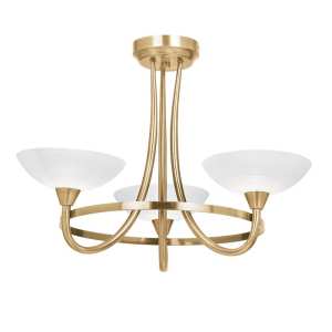 Endon Cagney Multi Arm Glass Halogen Wall Light CAGNEY 3AB