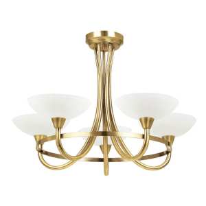 Endon Cagney Multi Arm Glass Halogen Wall Light CAGNEY 5AB