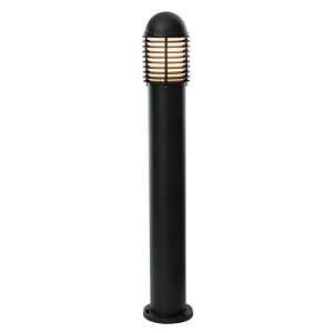 Endon Louvre Outdoor Bollard Exterior Light CH200E27BK