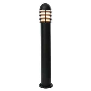 Endon Louvre Outdoor Bollard Exterior Light CH200E27BK