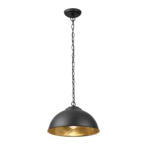 Endon Colman Single Pendant Light COLMAN BL