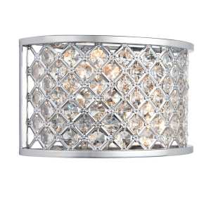 Endon Hudson Glass Wall Light HUDSON 2WBCH