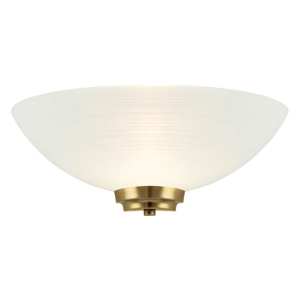 Endon Welles Glass Wall Light WELLES 1WBAB