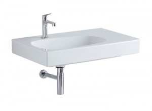 Geberit Citterio 750mm One Tap Hole Basin With Right Hand Shelf 500.545.01.1