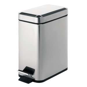 Gedy Pedal Bin Rectangular Polished 2909 13