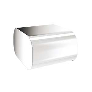 Gedy Outline Toilet Roll Holder With Cover Chrome 3225 13