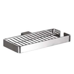 Gedy Lounge Double Metal Soap Basket Chrome 5418 13
