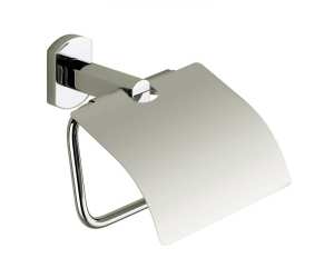 Gedy Edera Plus Toilet Roll Holder WIth Flap Chrome EP25 13